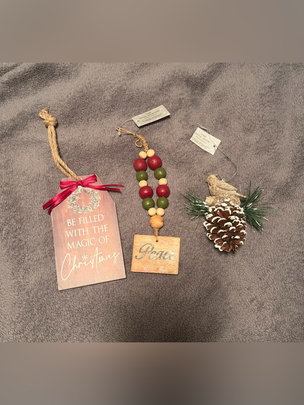 Assorted ornaments